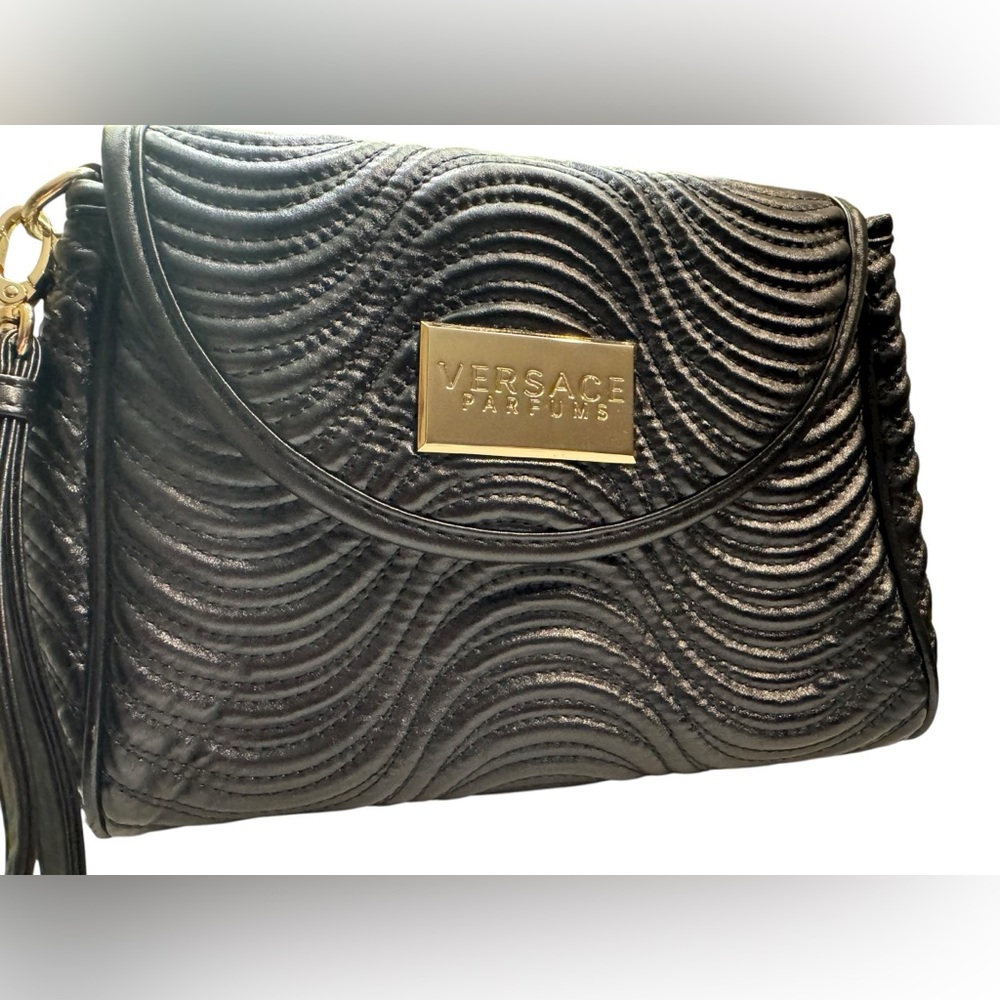 Versace Parfum Black clutch Bag